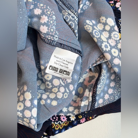 $445 Ciao Lucia Aurora Dress in Bomba Print Midi Dress M Floral Paisley halter - Picture 9 of 10